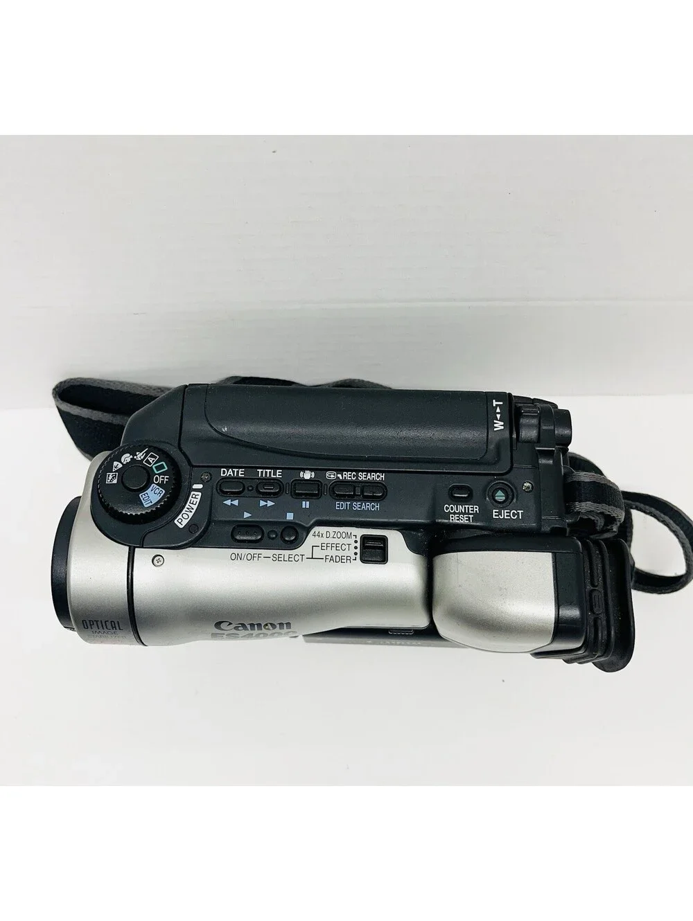 Canon ES4000 Camcorder Silver W/ Battery Untested